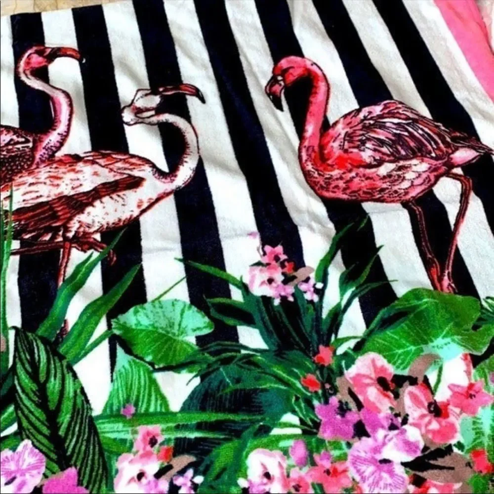 VICTORIA'S SECRET Logo Beach Towel